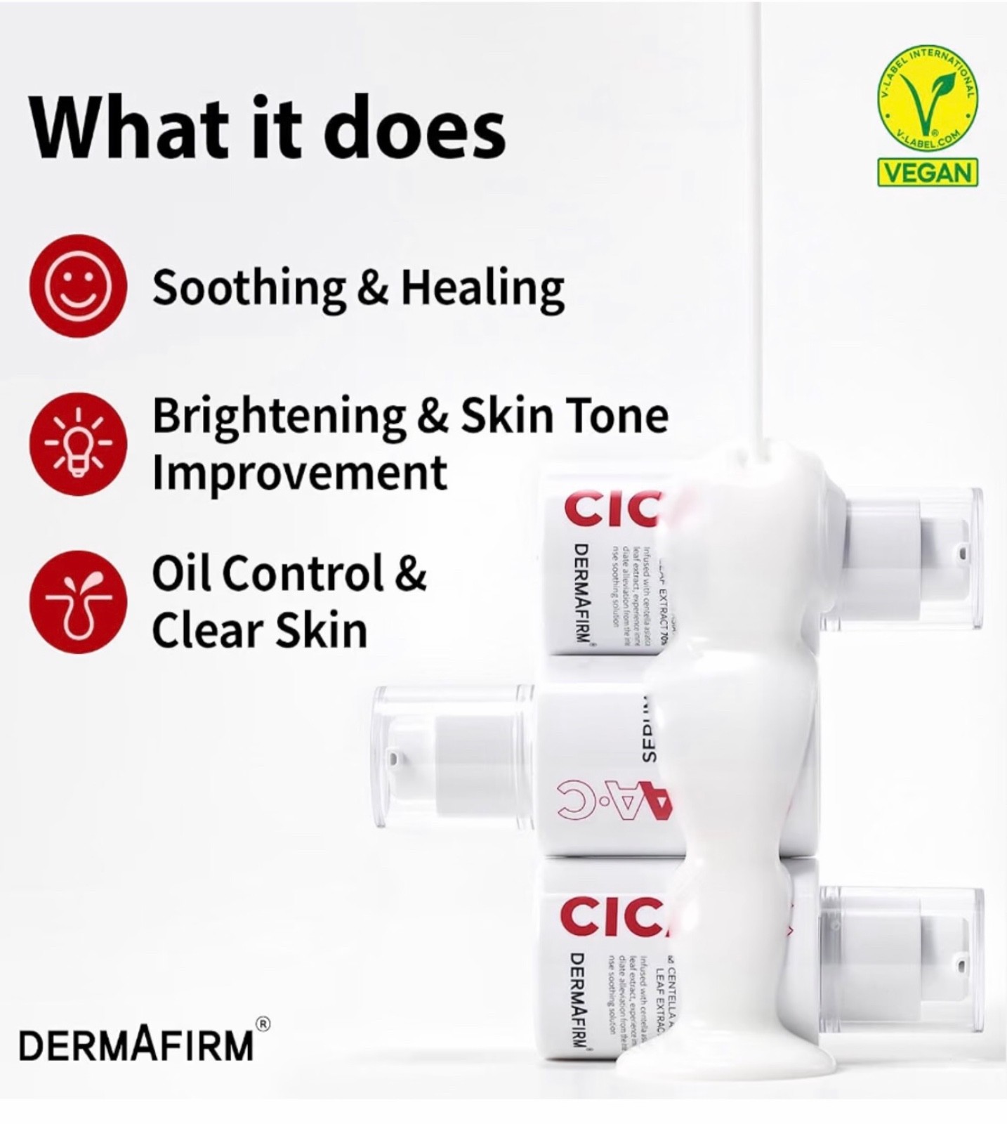 Dermafirm Cica A.C Stater Kit Lot of 4 Acne Skin Care Toner Serum Spot Cream