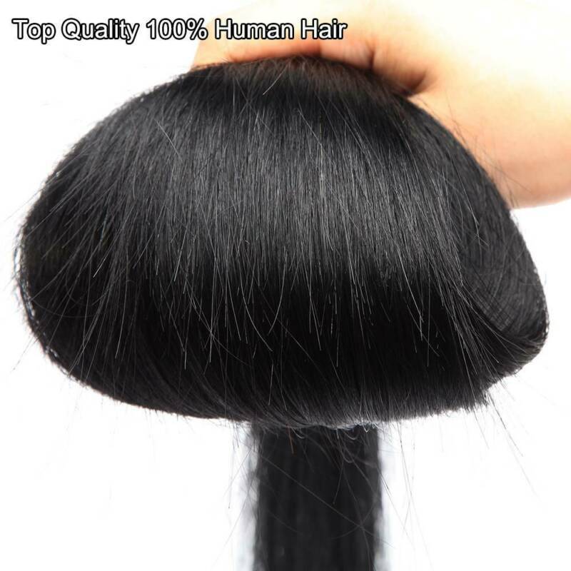AAA+ 1g THICK Micro Ring Loop Tip Beads Remy 100% Human Hair Extensions Black US