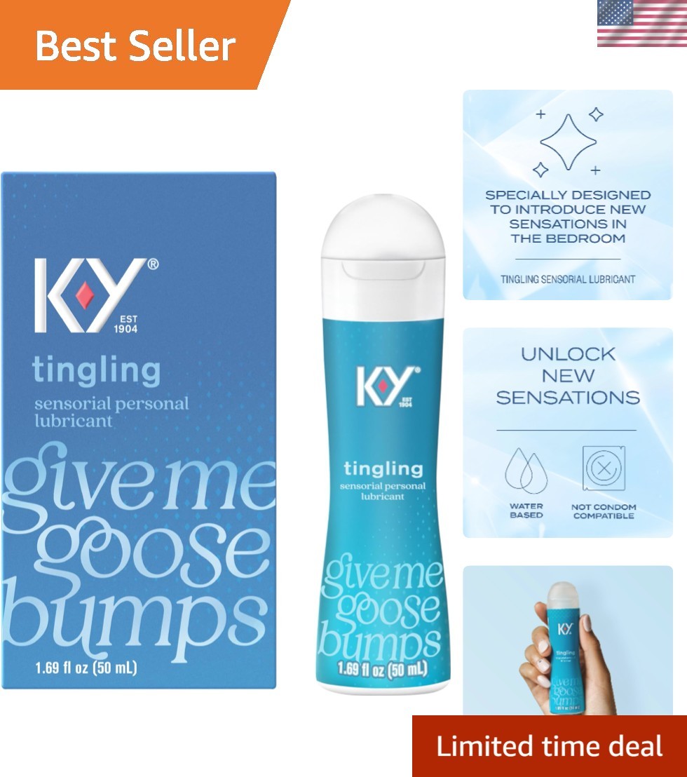 Discover Pleasure: Tingling Personal Lubricant 1.69 fl oz – Enhances Connections