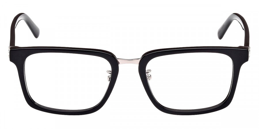 GUESS GU50088-D 001 All Black Square Plastic Eyeglasses Frame 54-19-145