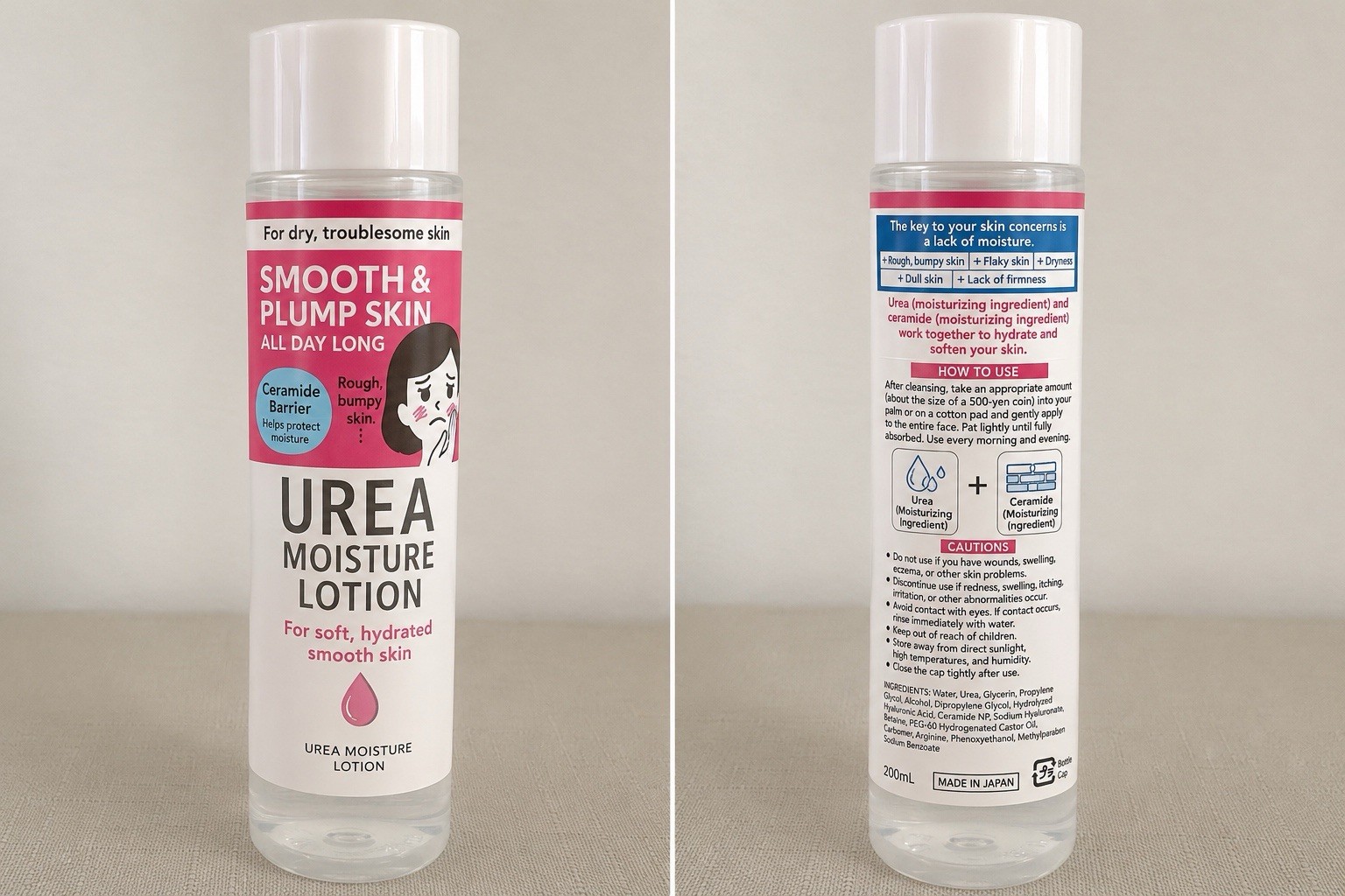 Ishizawa Labs Sukoyaka Suhada Urea Moisturizing Lotion – 200ml [USA Seller] 2Pc