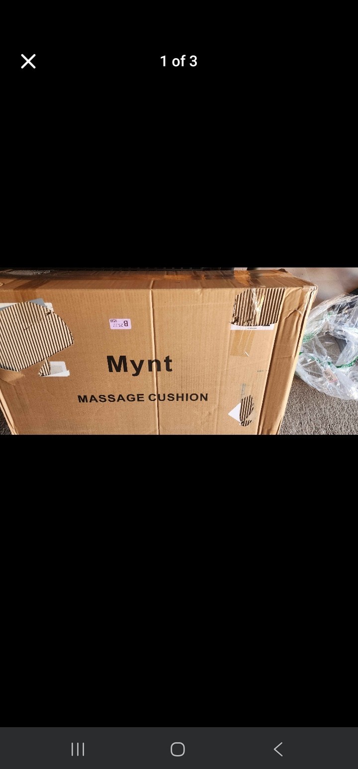 Mynt FSA Eligible HSA Approved Shiatsu Neck and Back Massager for Chair with 10
