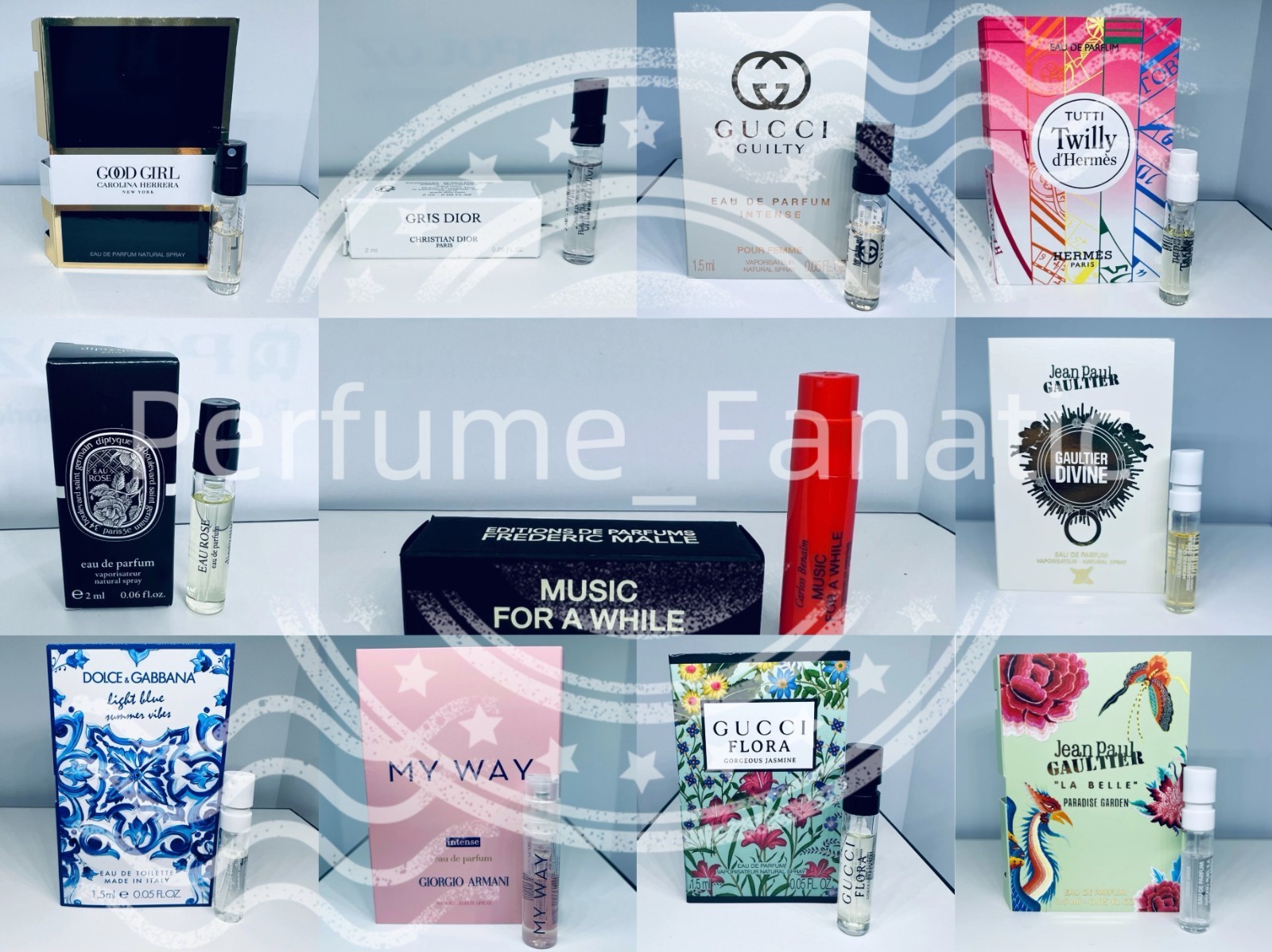 Women Perfume Sample Vials Choose Scent & Combined Shipping