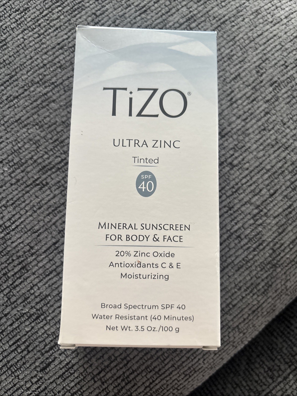 TIZO Ultra Zinc Body & Face Tinted SPF 40 Sunscreen – 3.5fl. oz