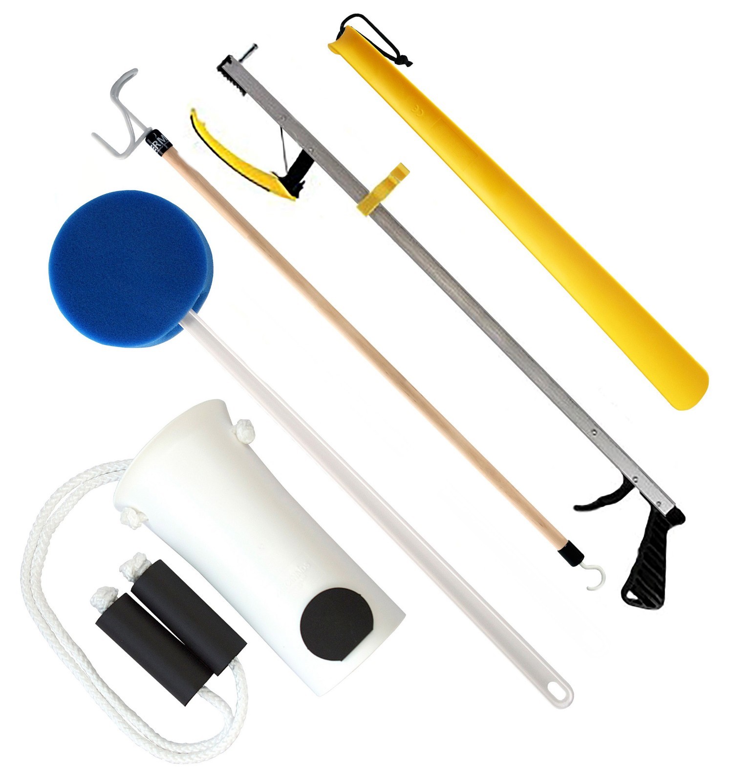 RMS 5-Piece Premium Hip Kit, Knee Replacement Kit (32 or 26 inches Reacher)