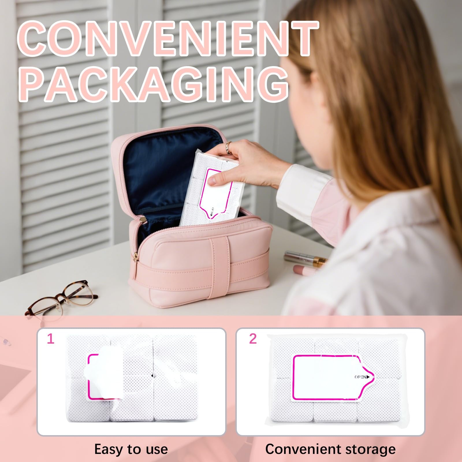 1500 Pcs Lint Free Nail Wipes, White No Lint Nail Wipes for Gel Nails Lint Fr…