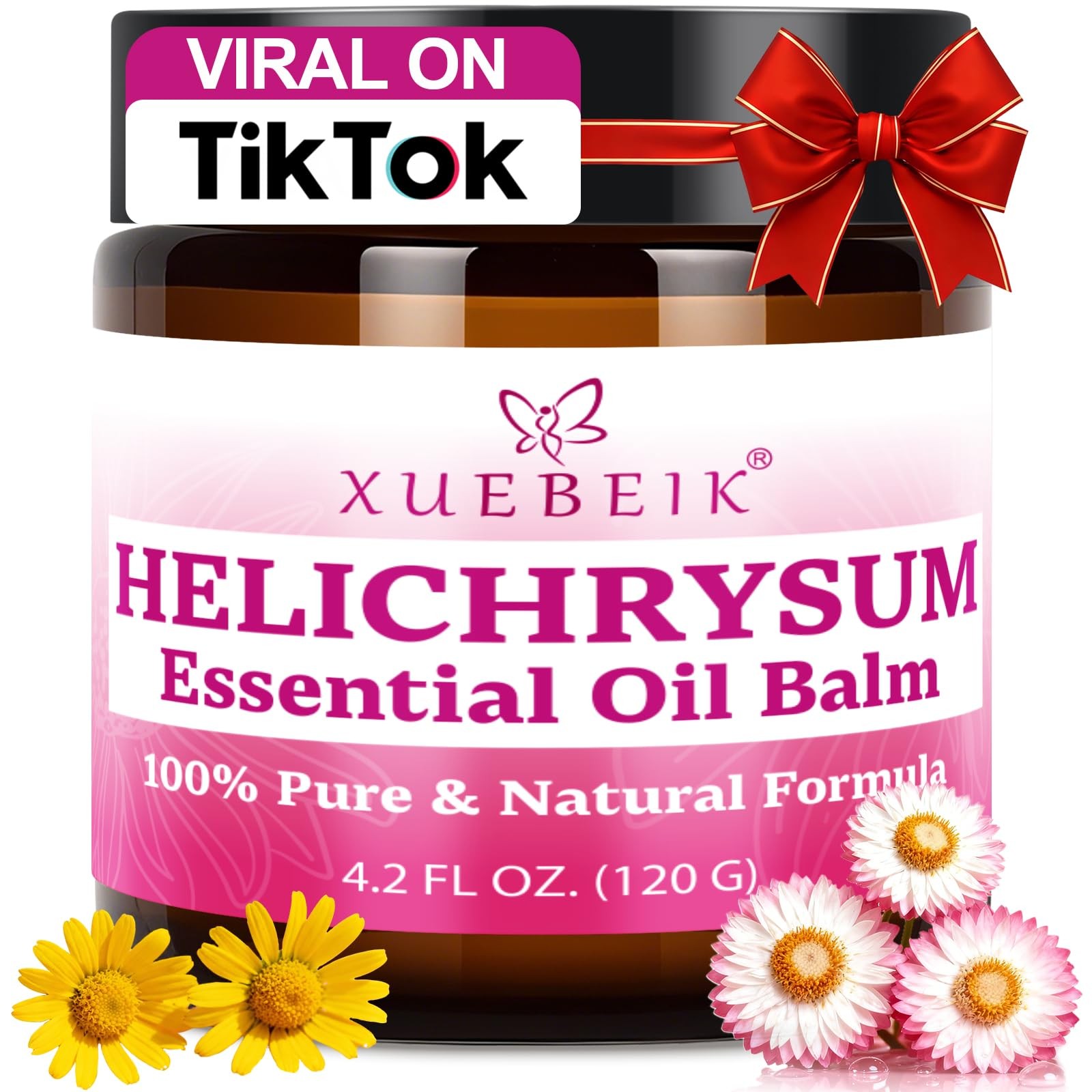 XUEBEIK Helichrysum Balm – Natural Soothing Hydrating Salve with Helichrysum …