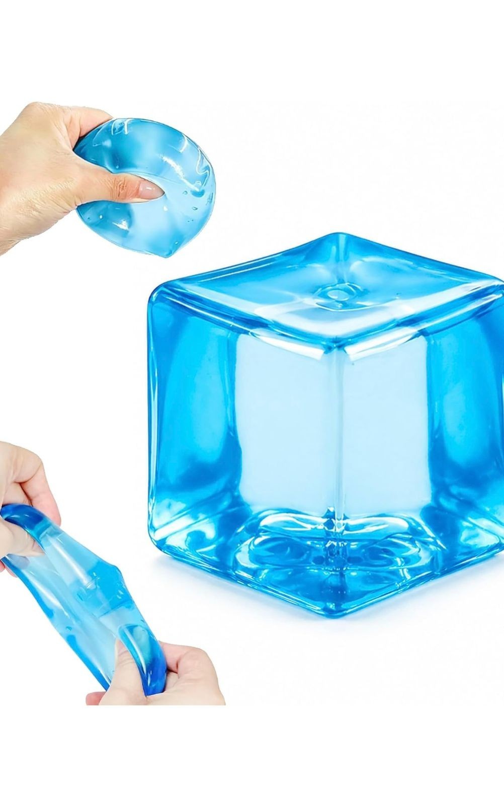 Soft Silicone Stress Cube – Slow Rising Fidget Toy for Anxiety & Stress Relief