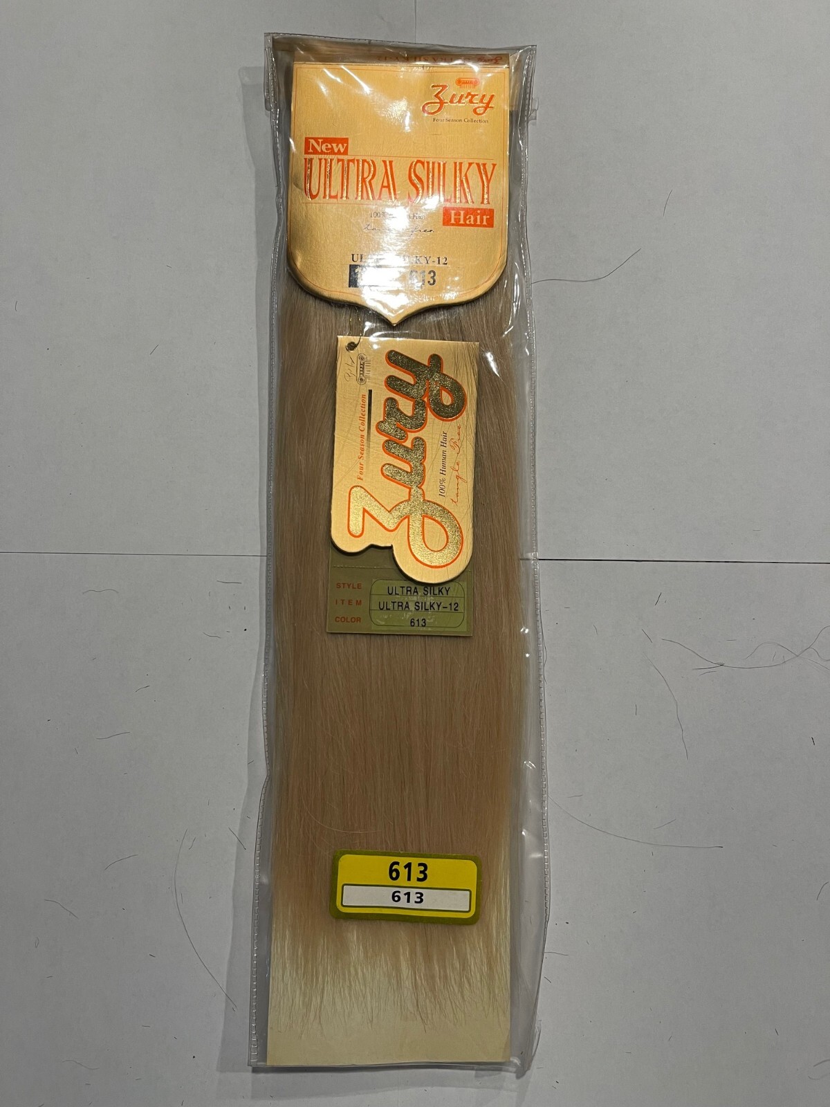 Zury 100% Human Hair Weaving Ultra Silky 12 inch color #613