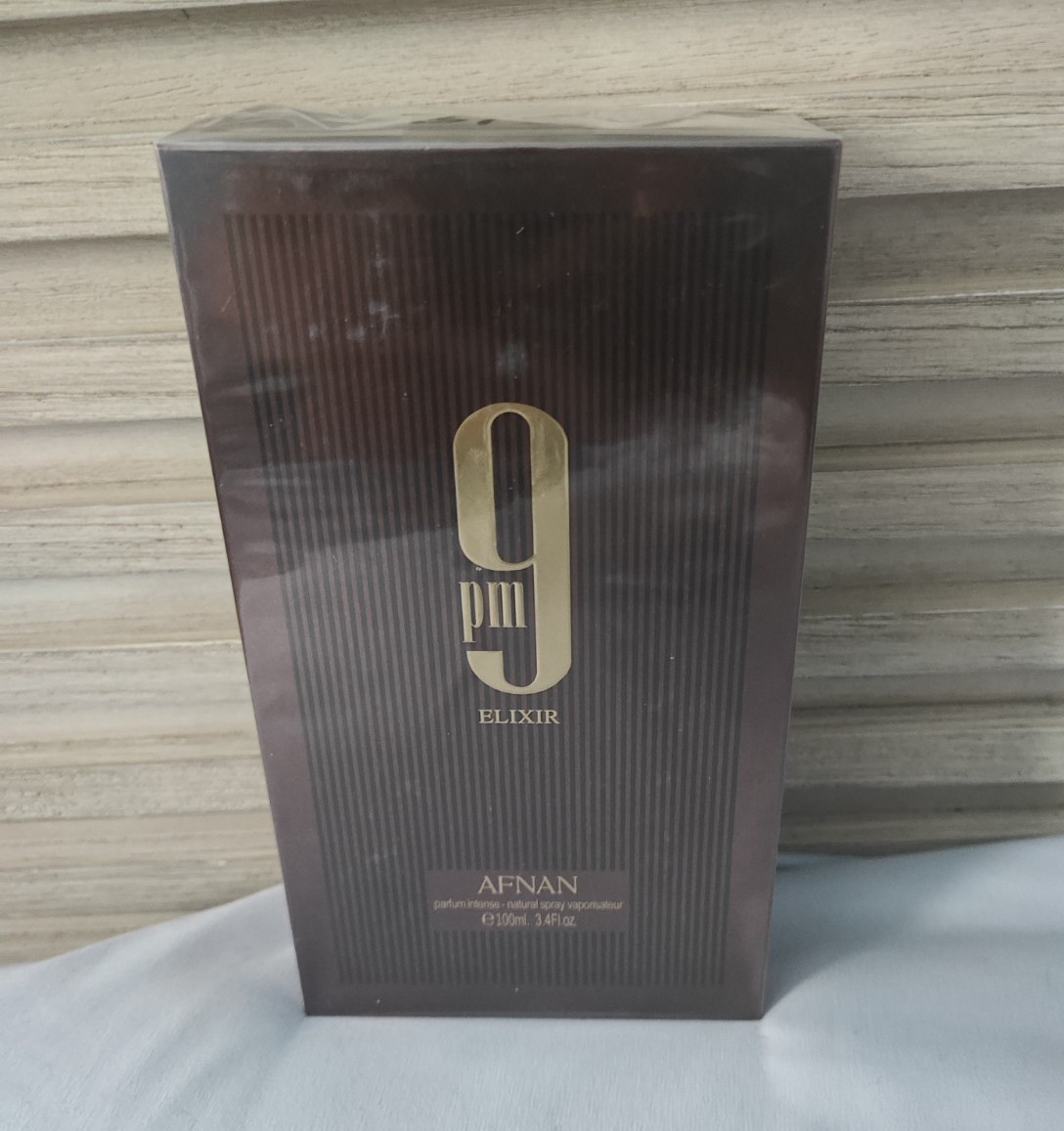 Afnan 9 PM Elixir Eau de Parfum Spray, Regular Size 3.4 fl oz