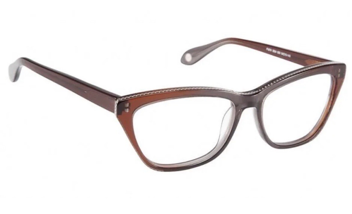 NEW FYSH 3554 630 Brown Slate 54.15.140 Eyeglasses Frames Women’s Eyewear