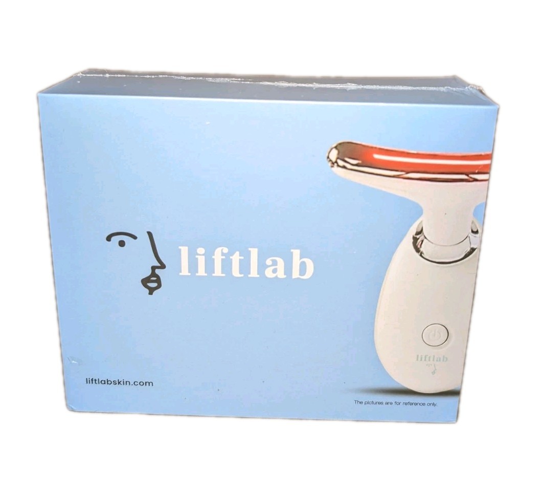 Liftlab Skin Sculptor LED Face & Neck Massager w/ Red Blue Green LEDs Vibration