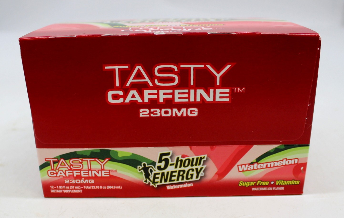 5 Hour Energy Extra Strength Watermelon 12 Count Box 1.93 oz Shots Five Hr New