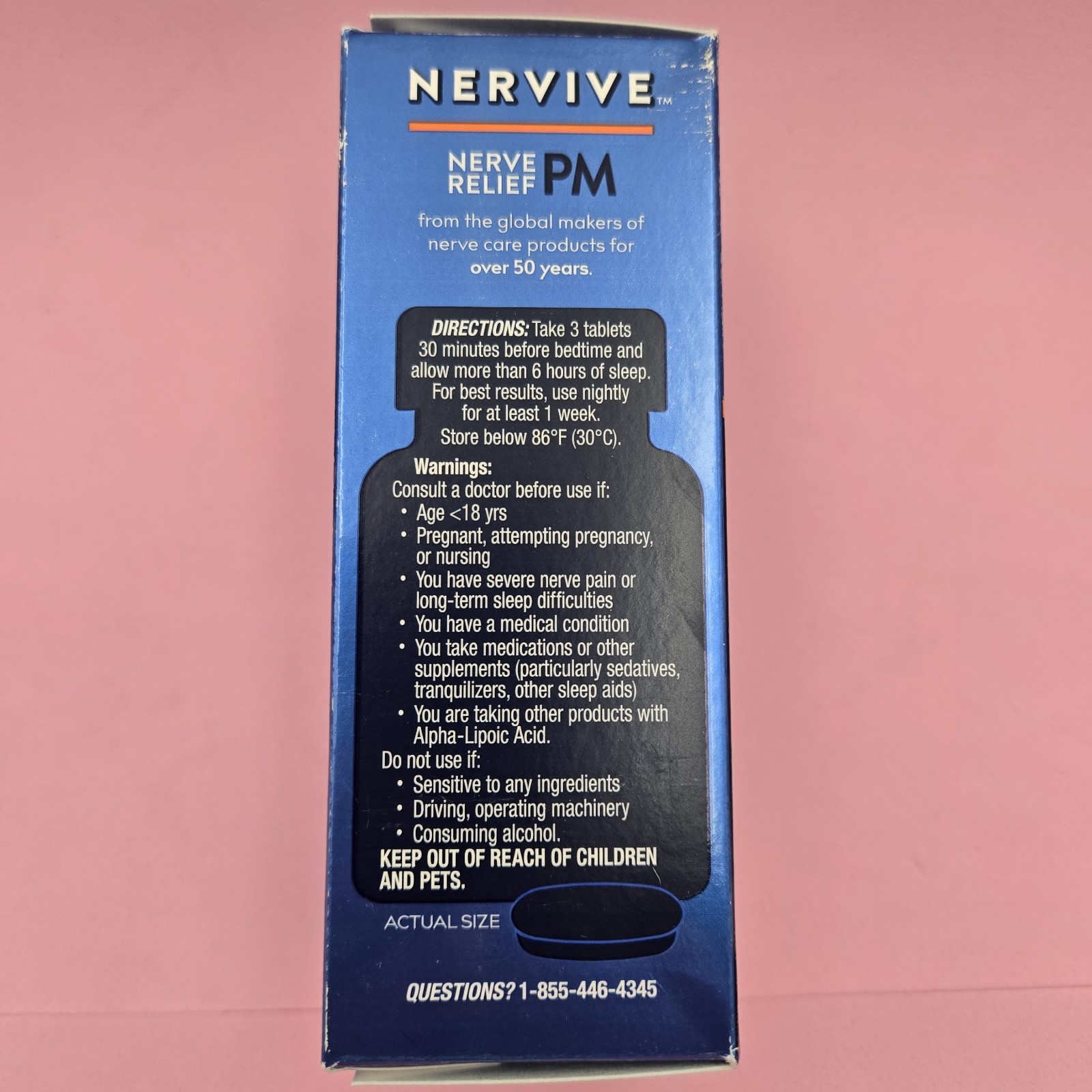 Nervive Nerve Relief PM Reduces Nerve Discomfort 30 ct BUY MORE & SAVE