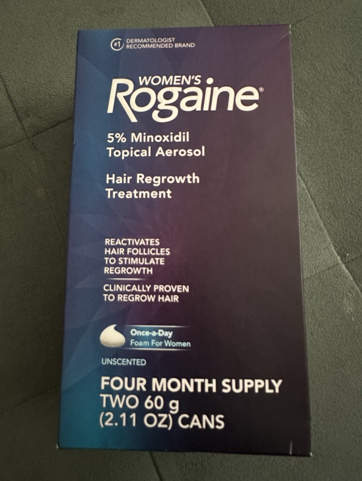 Rogaine Women’s 5% Minoxidil Foam Hair Regrowth Unscented, Thin Hair 2×2.11oz