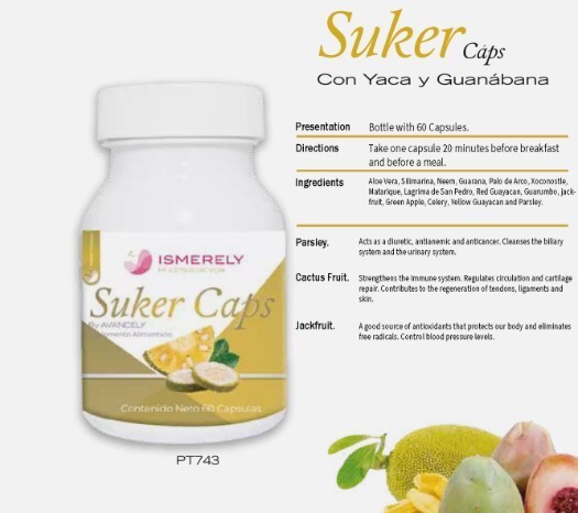 Ismerely My suker caps Pack 1, 60 capsulas higado, pancrea, vesicula