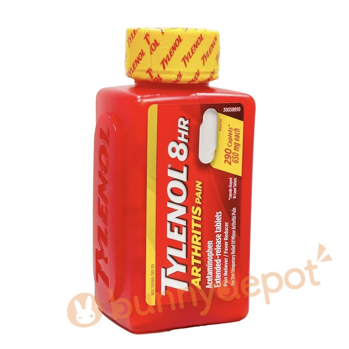 TYLENOL 8HR ARTHRITIS PAIN Acetaminophen 650mg, 290 Caplets, Extended release