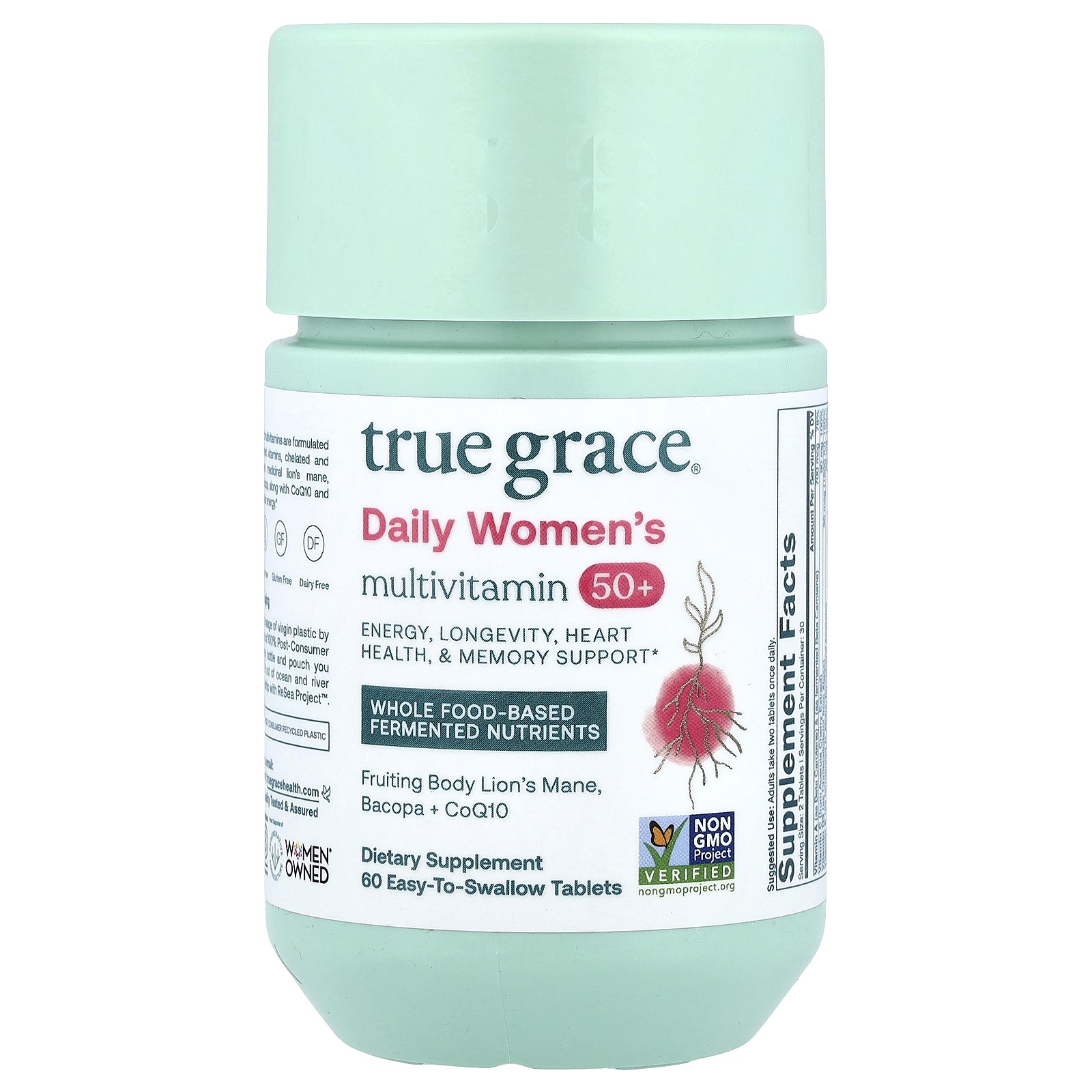 Daily Women’s Multivitamin 50+, 60 Easy-To-Swallow Tablets