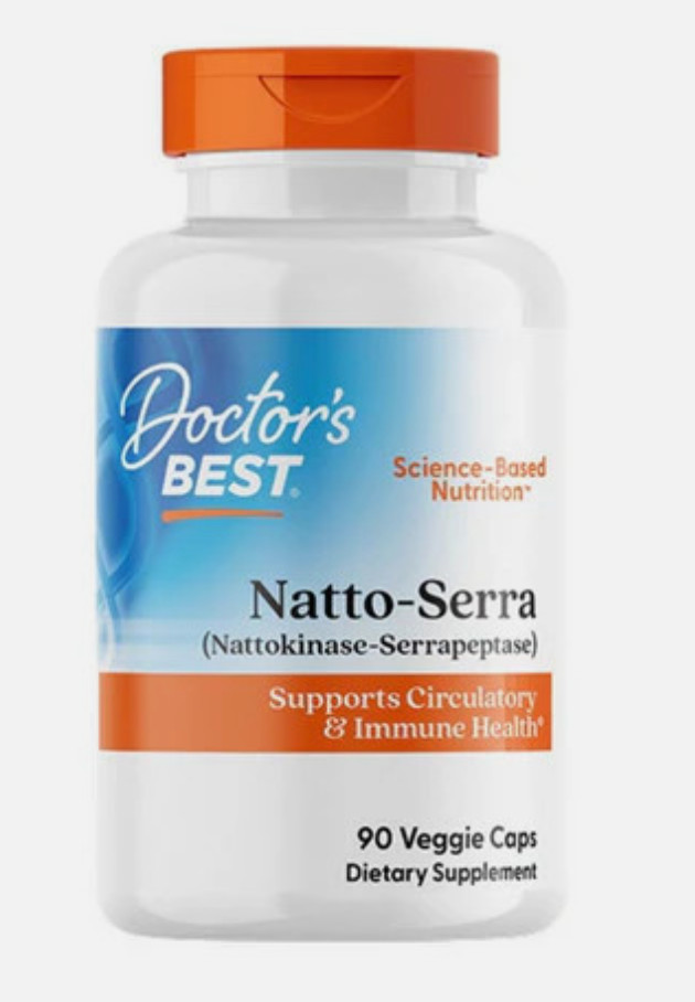 Doctor’s Best Natto-Serra Vitamin Capsule – 90 Count EXP 07/2027