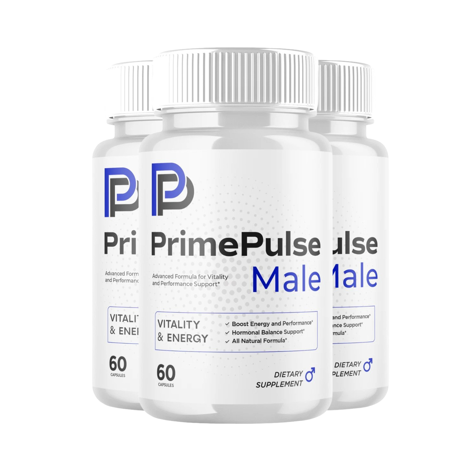 3-Pack Prime Pulse Softgels – PrimePulse Vitality & Energy Support -180 Capsules