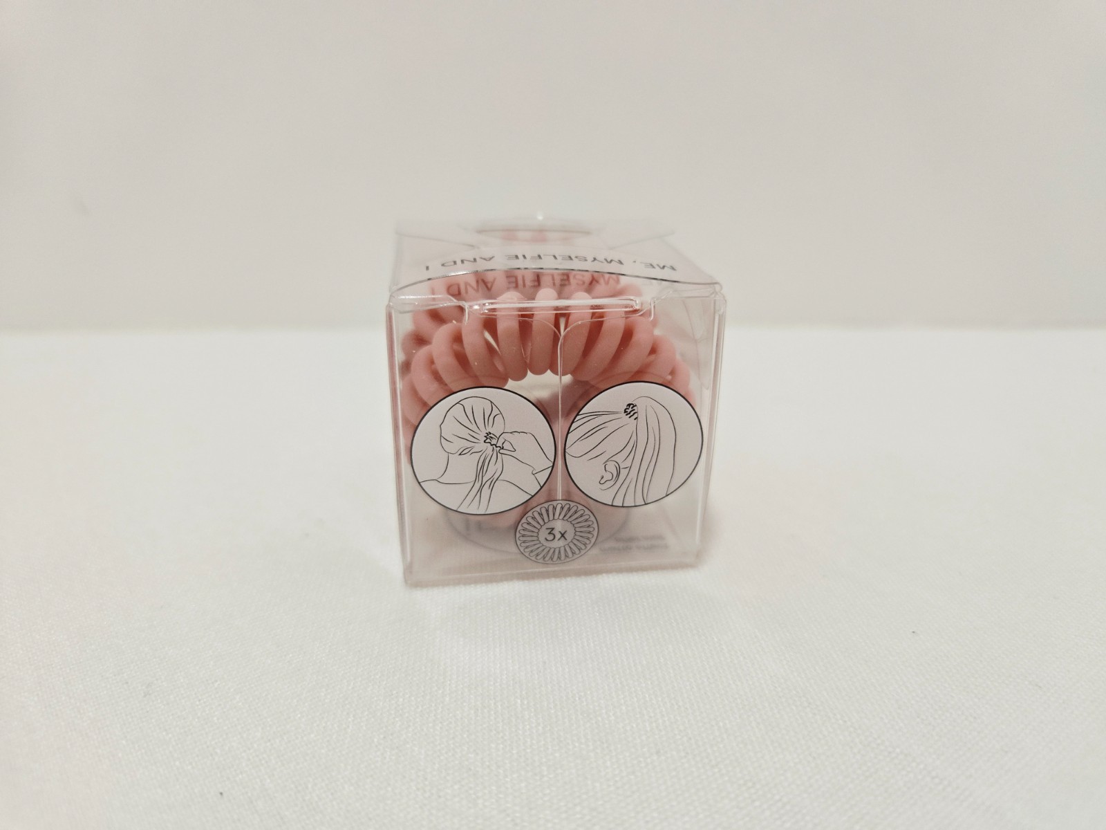 Invisi Bobble Original Vanity Fairy Elegant Style Hair Ring 3Pk Total of 3 Rings