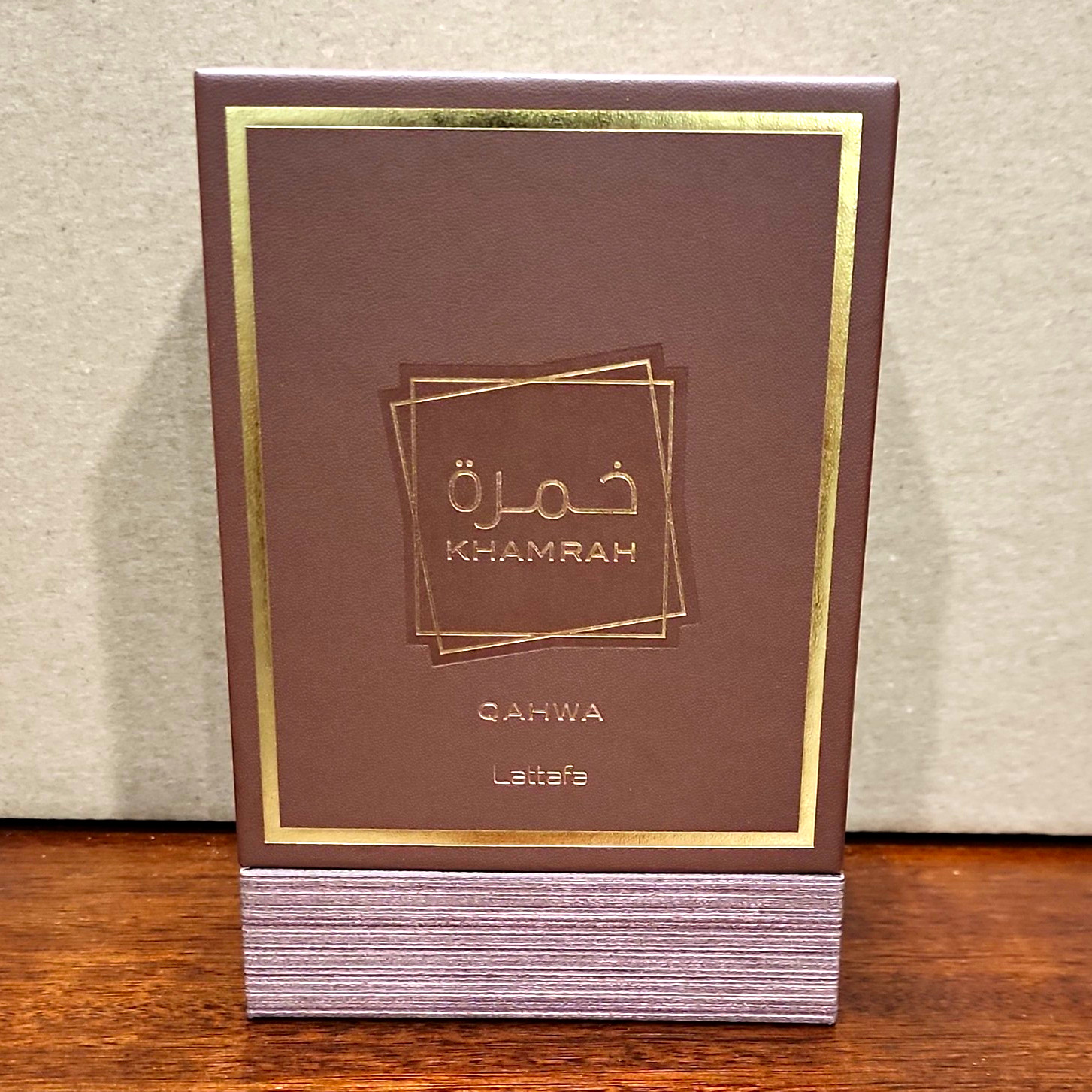 Lattafa Khamrah Qahwa Eau de Parfum Spray 3.4 fl oz Regular Size