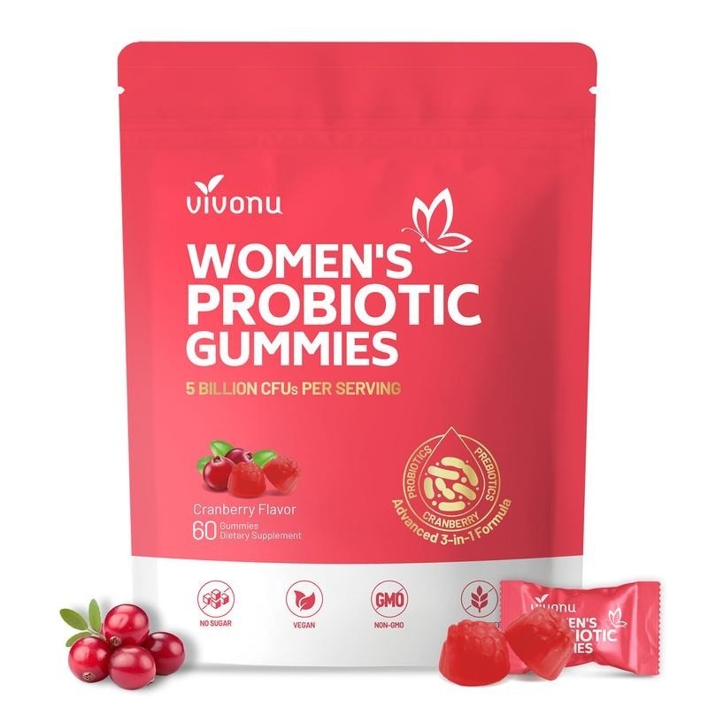 Cranberry Probiotic Gummies | Targeting Body Odor, Women’s Health