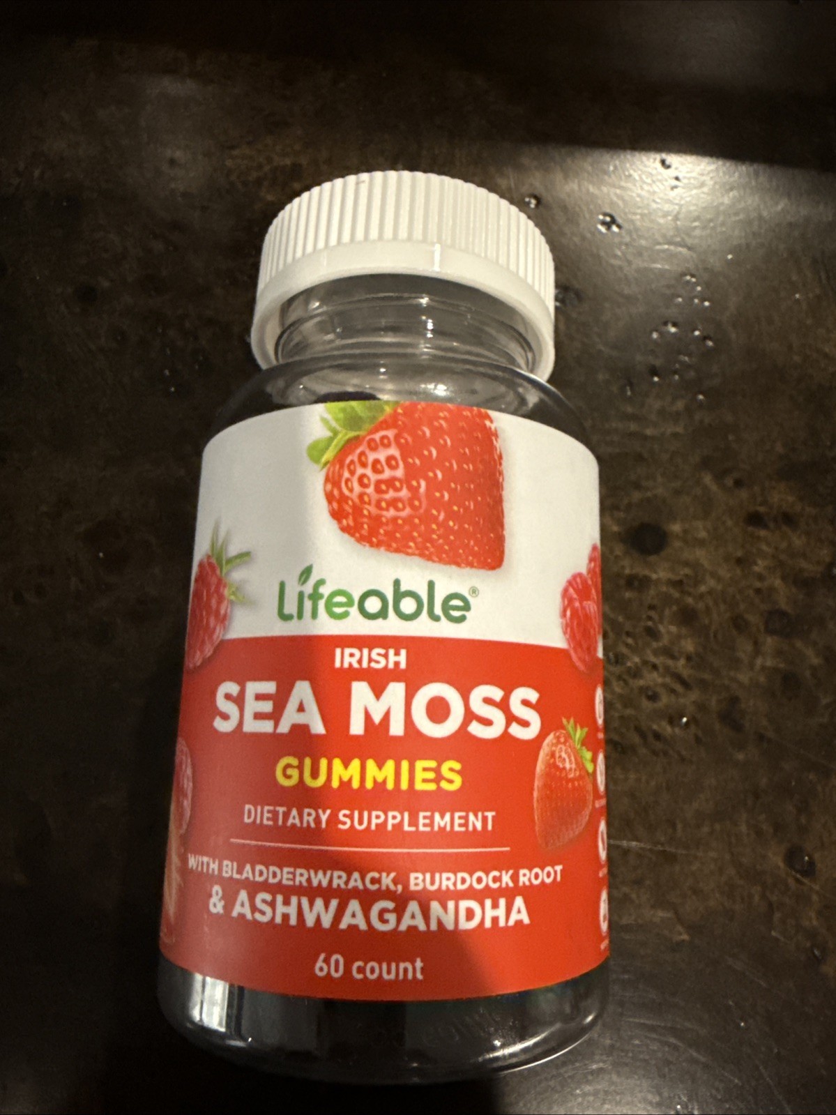 Irish Sea Moss Gummies Berry Flavor 60 Gummies -2 per serving BB Date 1/28 NEW