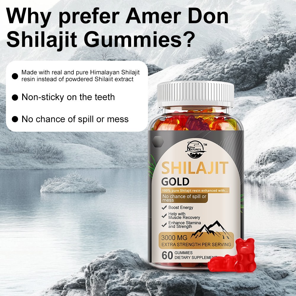 (1 Pack) Shilajit Gummies Max Strength | Pure 100% Authentic Himalayan Origin