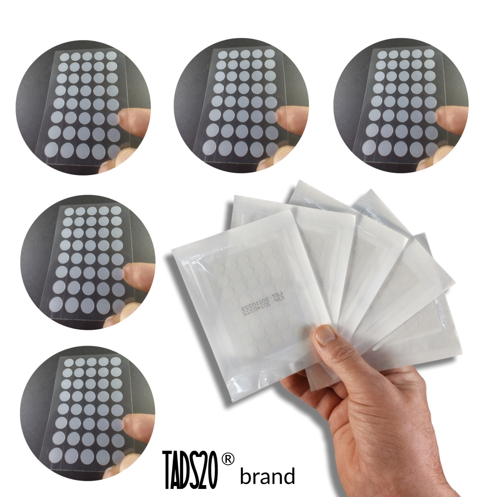 40-200 Acne Dots, Pimple Patches, Cystic Acne Patch, Hydrocolloid Zit Stickers