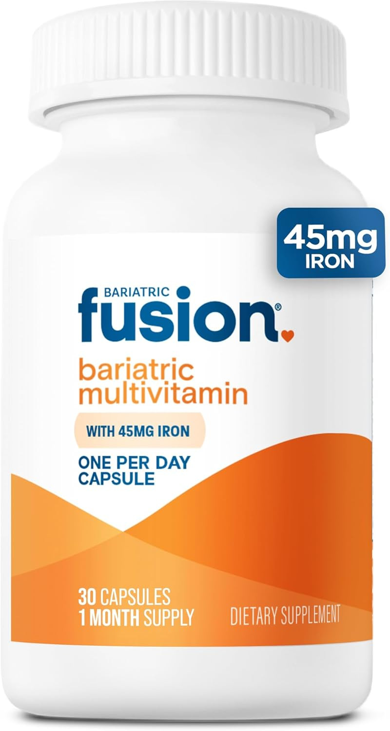 One per Day Bariatric Multivitamin with Iron | Easy to Swallow Capsule | Vita…