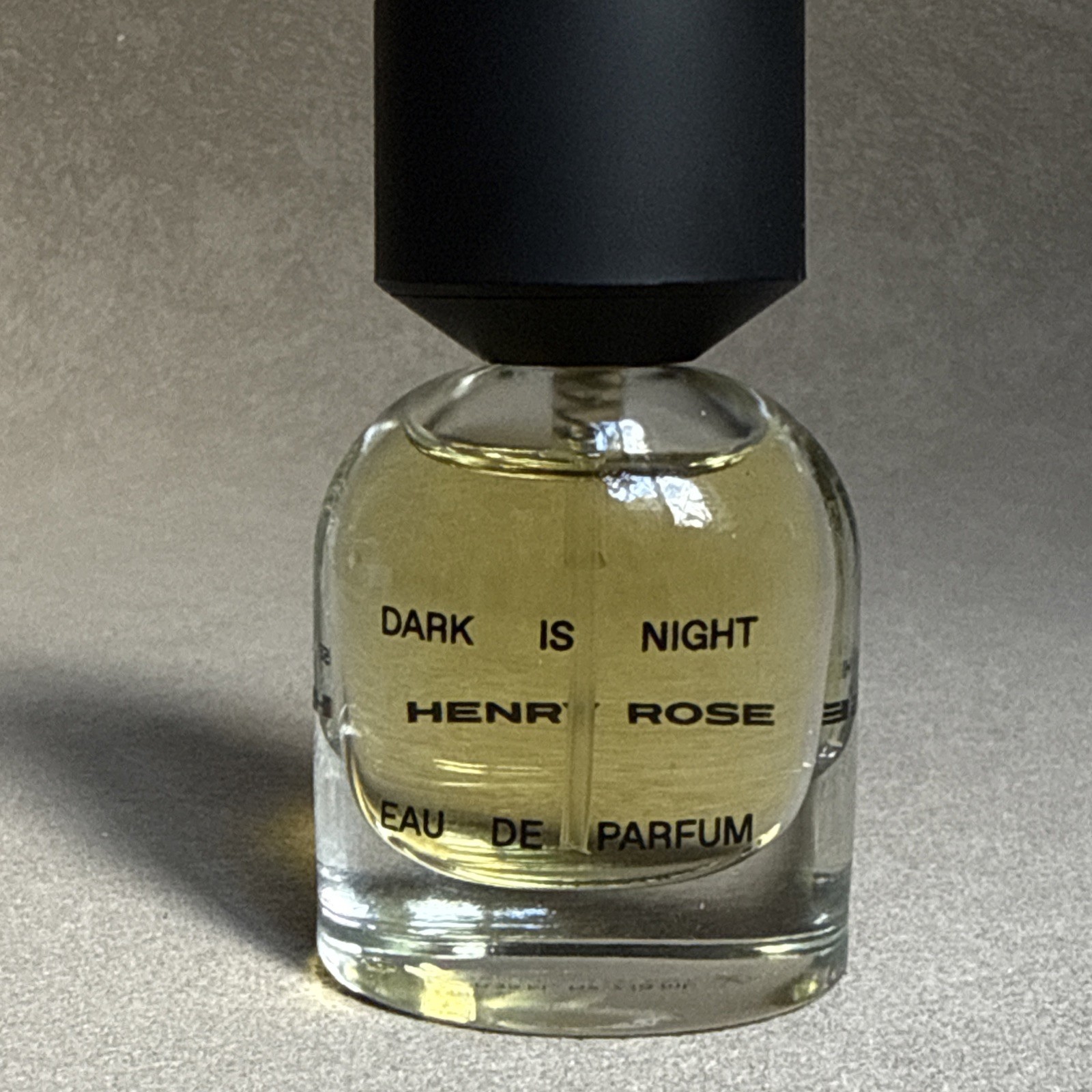 DARK IS NIGHT By Henry Rose Eau de Parfum 0.33 Oz 10mL ~Warm & Woody Spicy BNIB