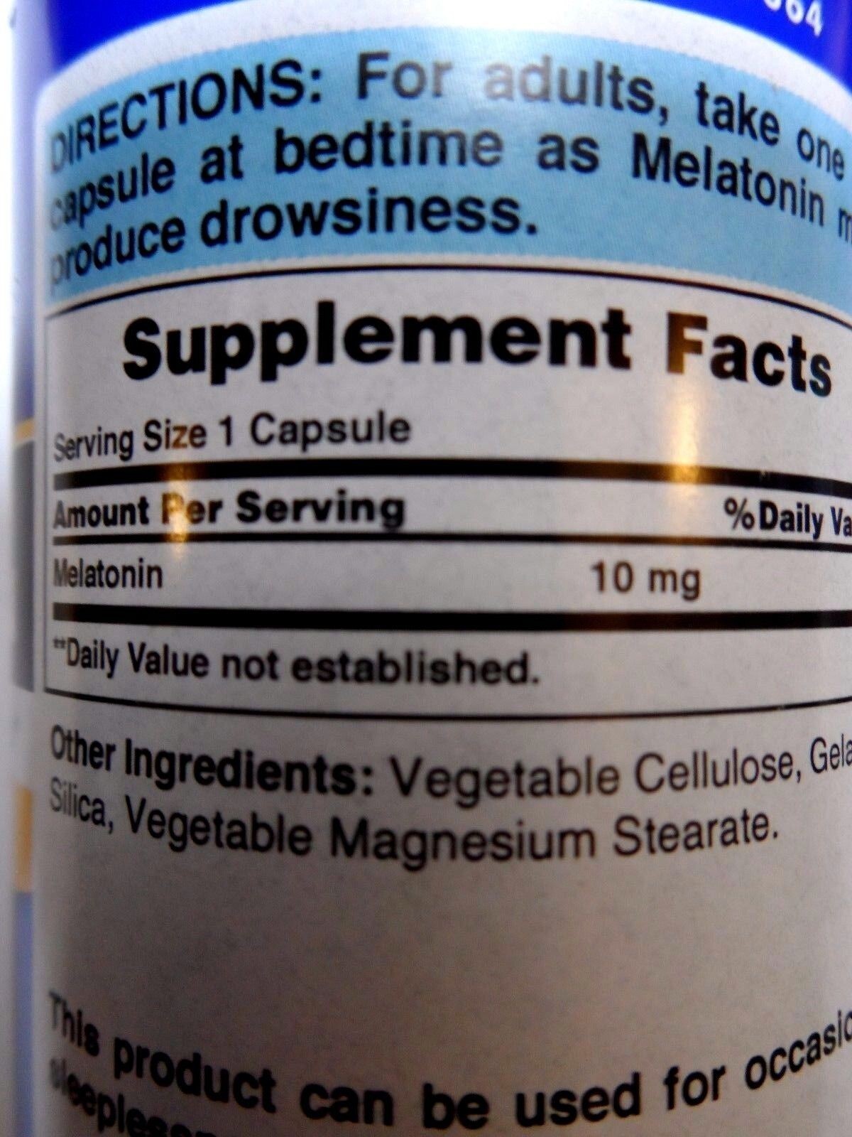 Melatonin 10Mg 3 Bottles X 60 Caps=180 rapid release capsules made in USA 2026
