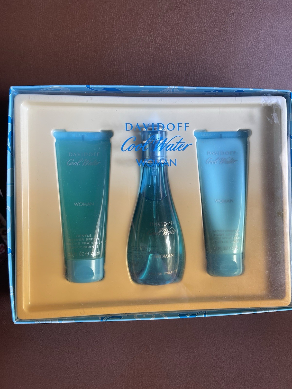 Cool Water Woman Perfume Gift Set Vintage