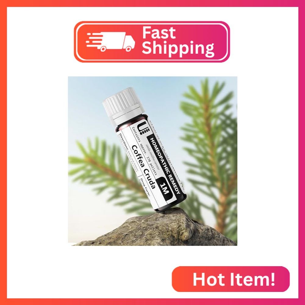 Coffea Cruda 1M Homeopathic Remedy, 270 Pellets