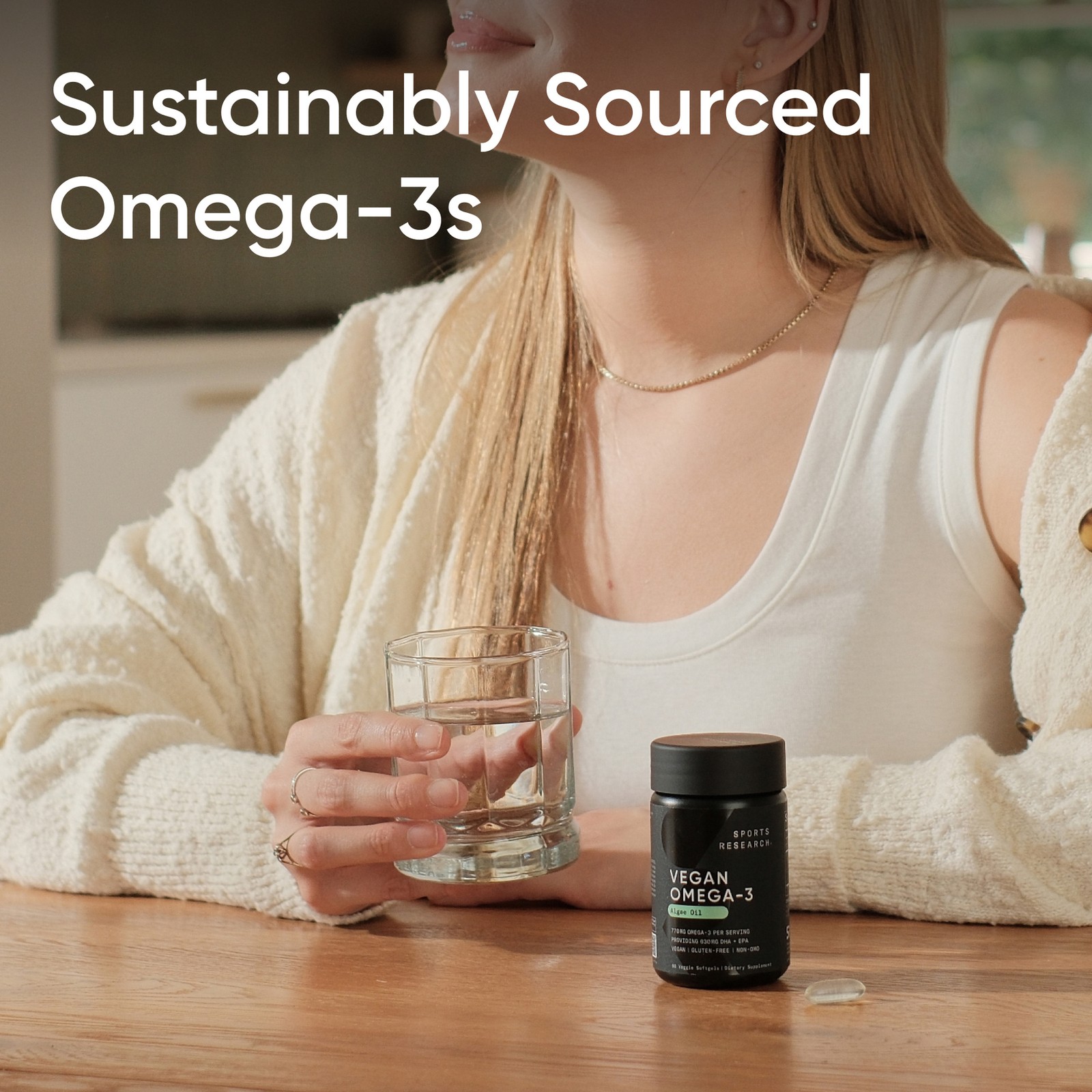 Highest Levels of Vegan Omega 3 DHA & EPA Softgel Fatty Acids (Carrageenan Free)