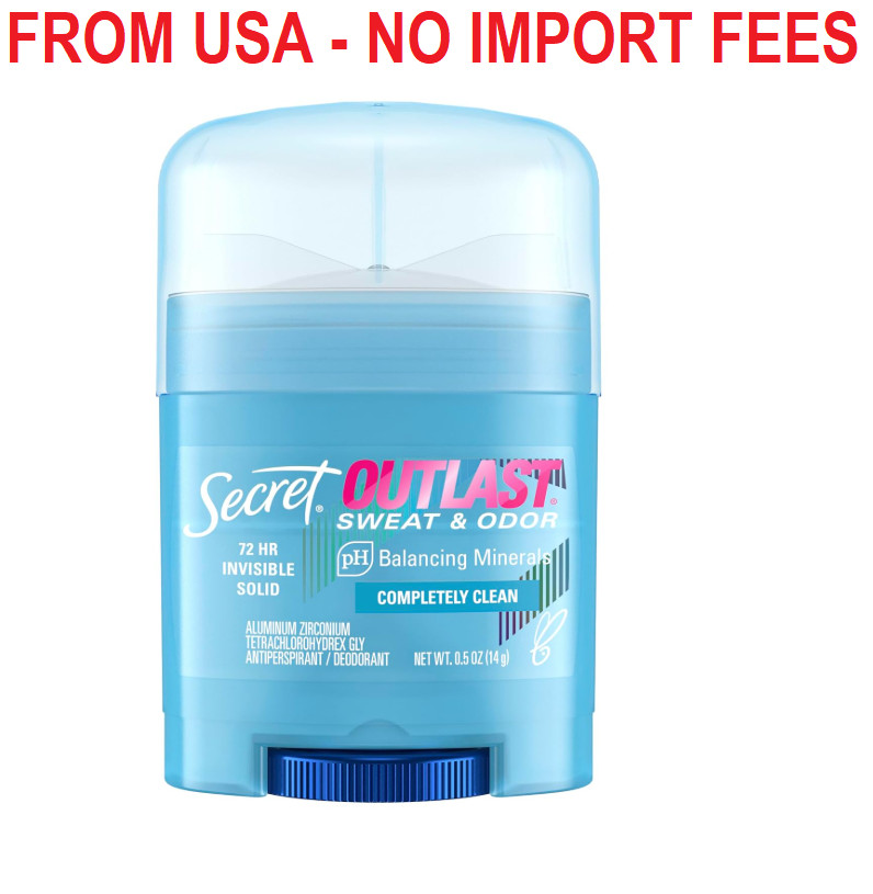 Secret Outlast Antiperspirant Deodorant for Women, 72hr Sweat & Odor Protection,