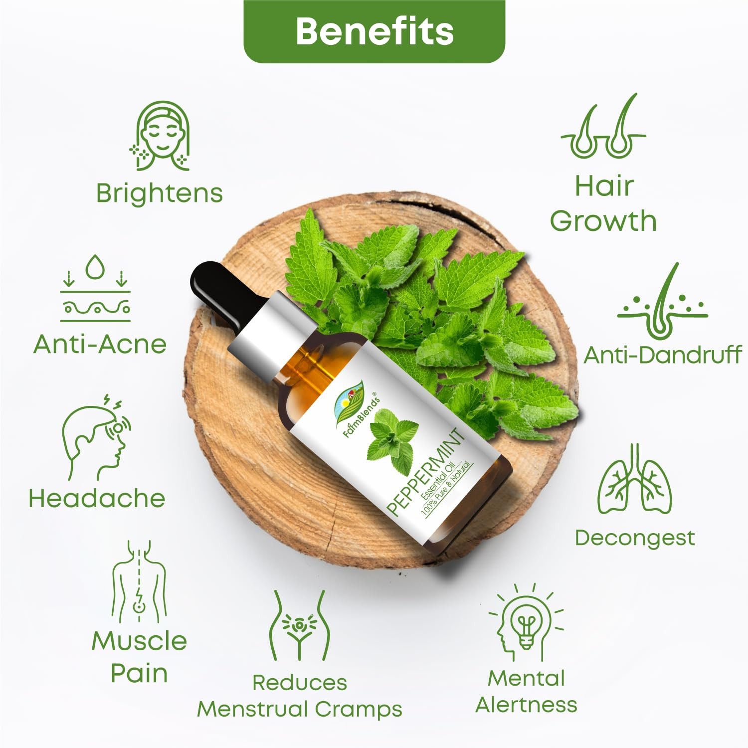FarmBlend Peppermint Essential Oil 15ml