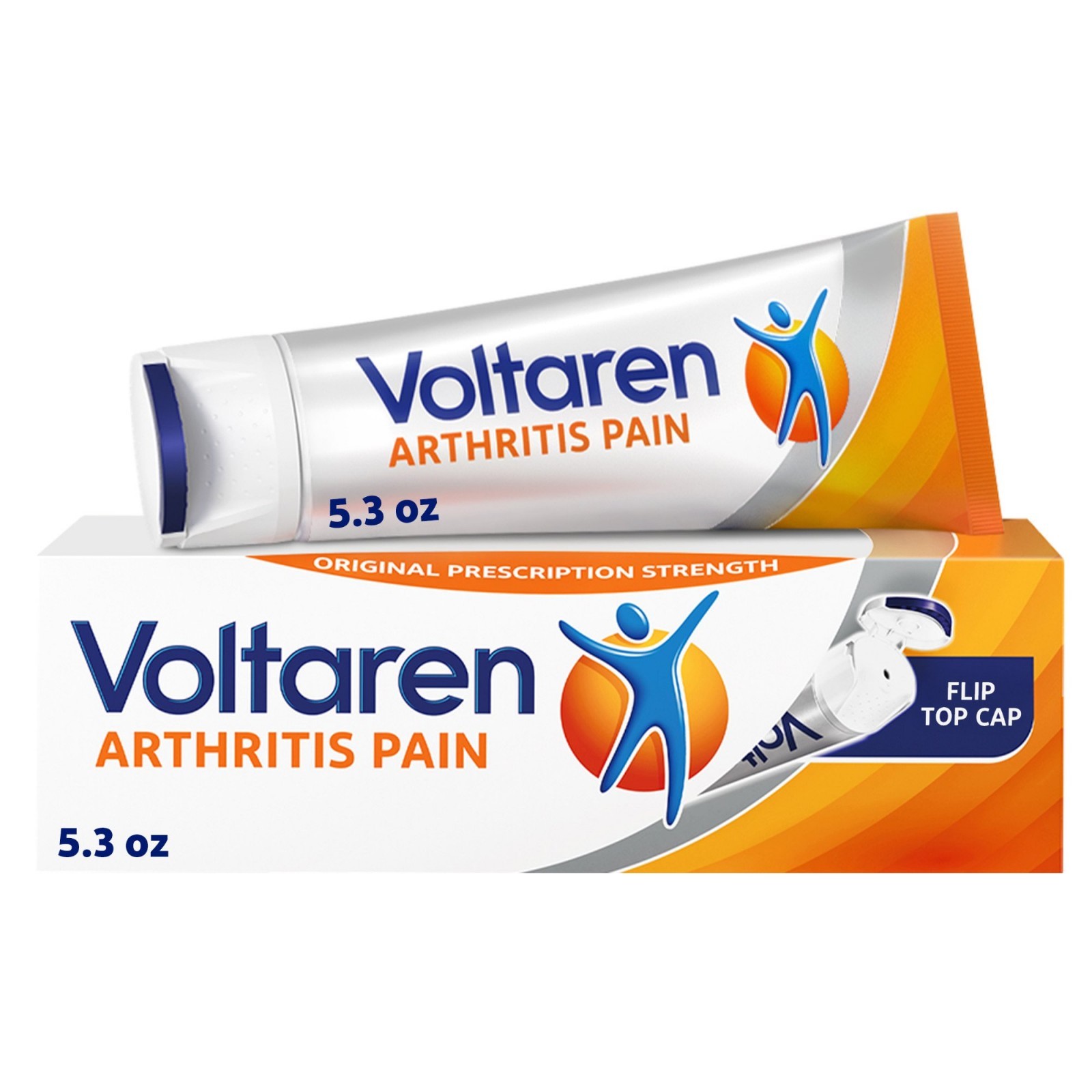Voltaren Diclofenac Sodium Topical Arthritis Pain Relief Gel Tube – 5.3 oz