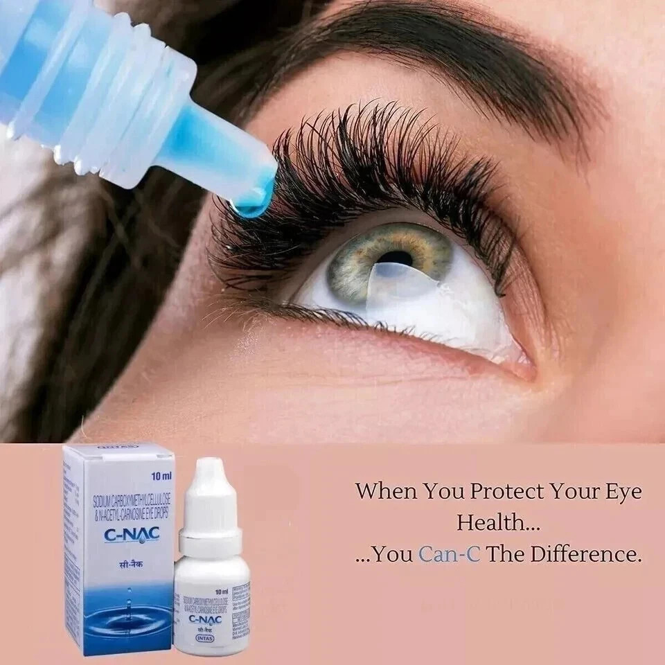 Pack of 5 C-NAC Eye Drops 10 ml For Cateract & Eye care USA FREE SHIP