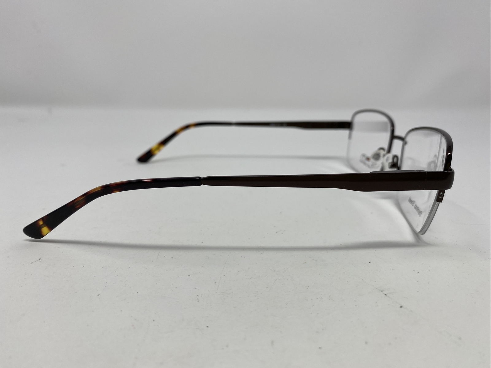 BAM Eyewear 511 Satin Brown 61-18-150 Brown Half Rim Metal Eyeglasses Frame LE12
