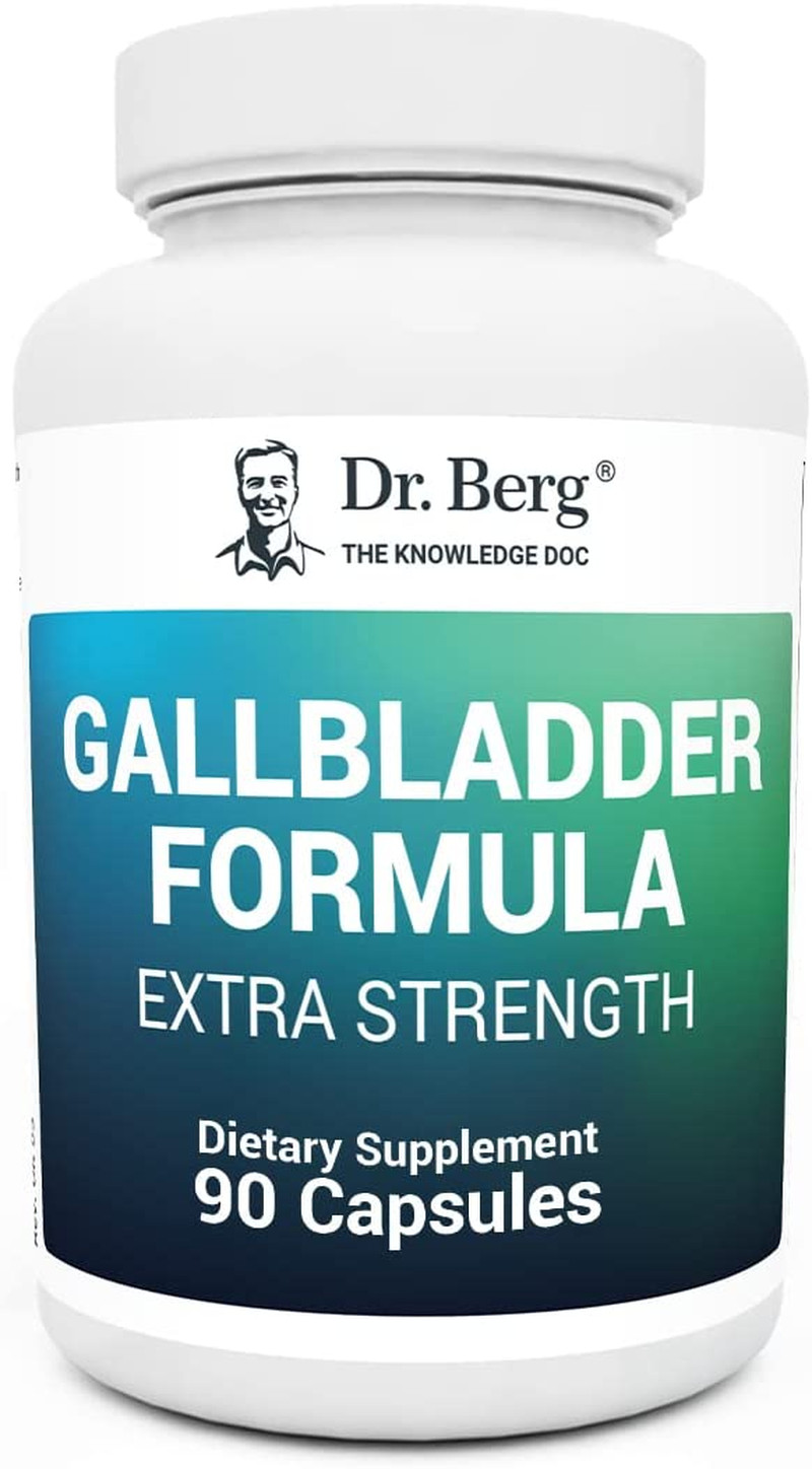 Dr. Berg Gallbladder Formula Extra Strength Made Purified Bile Salts & Ox Bile D
