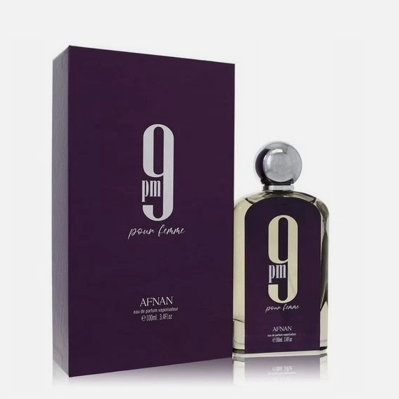 Afnan 9 PM PURPLE Pour Femme Eau de Parfum Spray 3.4 oz