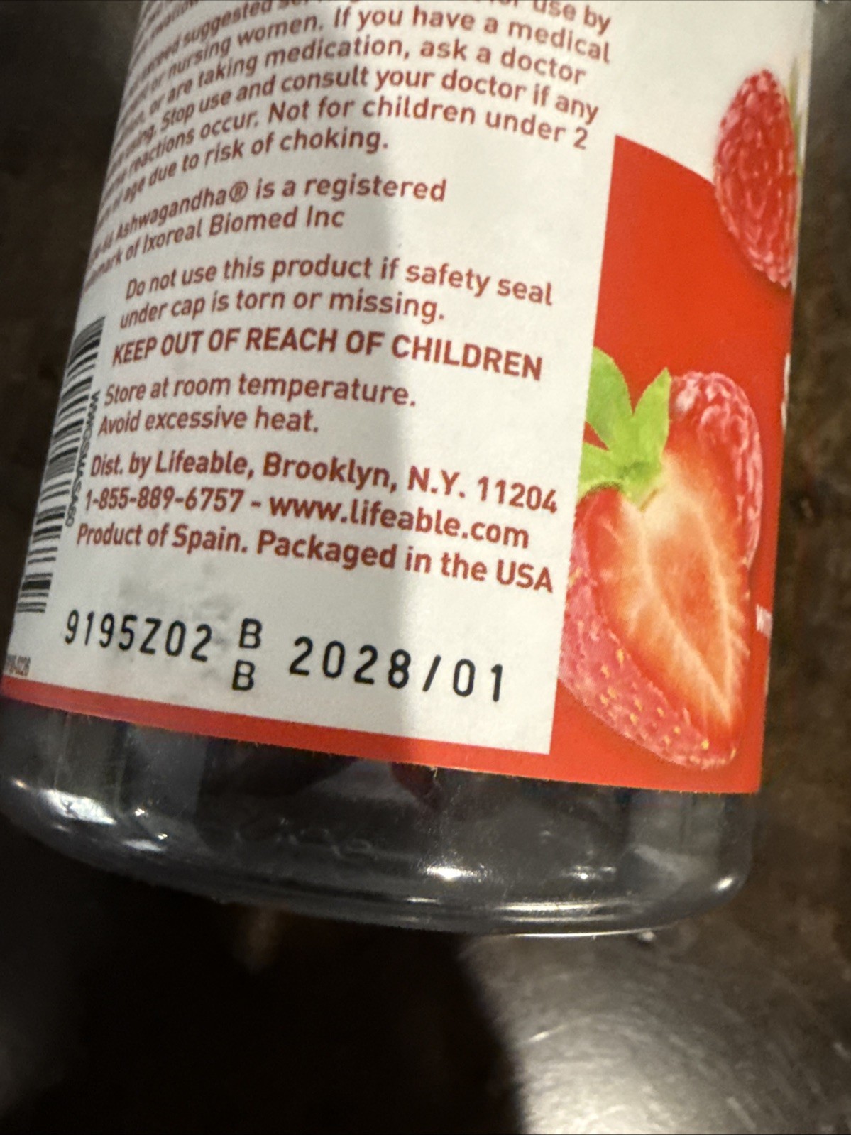 Irish Sea Moss Gummies Berry Flavor 60 Gummies -2 per serving BB Date 1/28 NEW