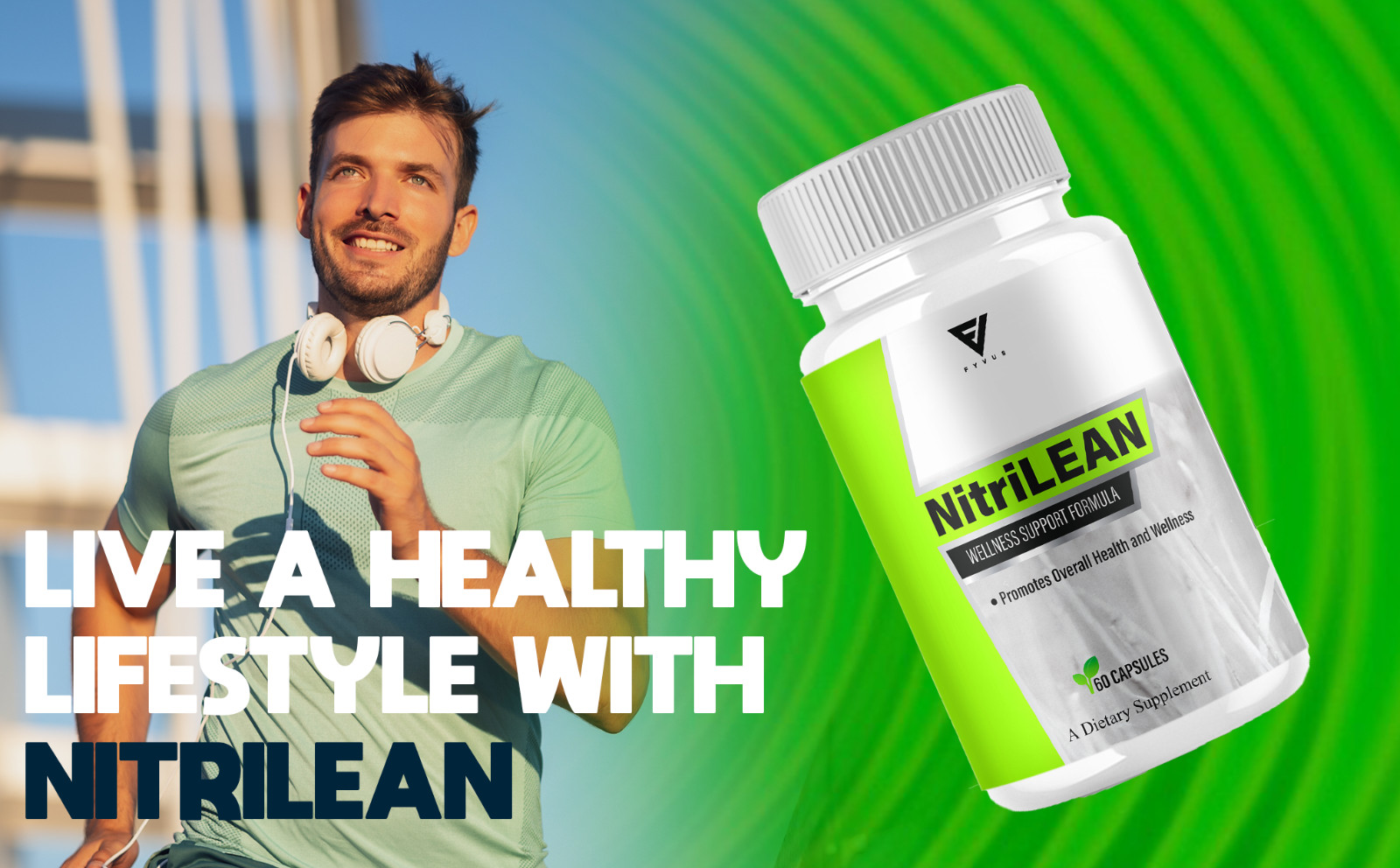 (3 Pack) Nitrilean Capsules Nitri Lean Wellness Supplement Pills (180 Capsules)