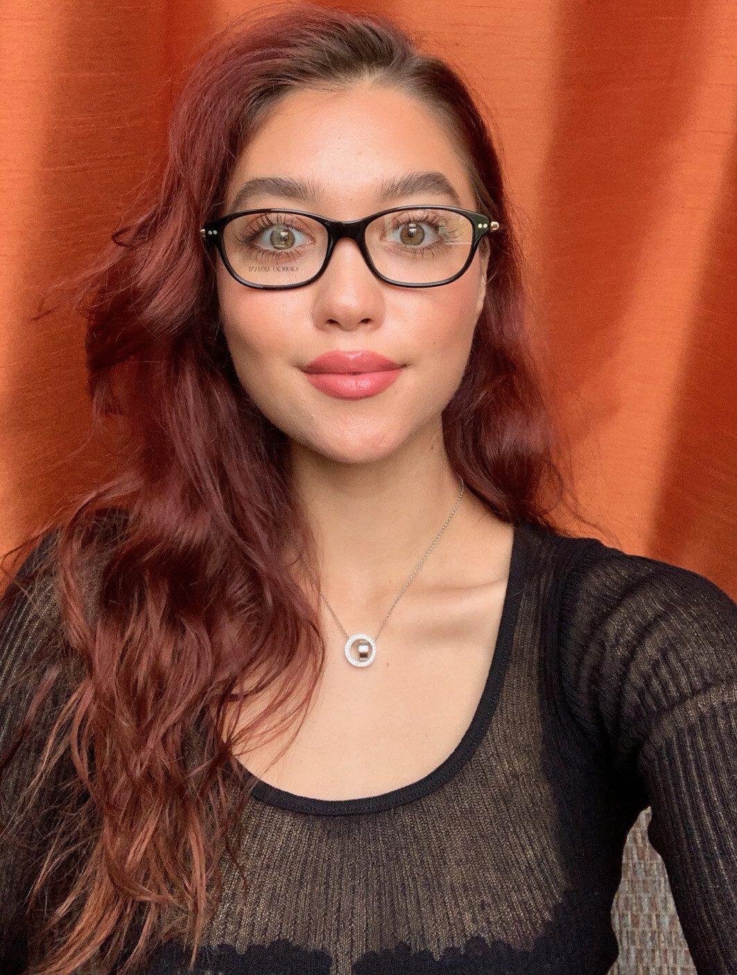 New Giorgio Armani 717 52-16-135 Black Titanium Women’s Eyeglasses Frame Italy .