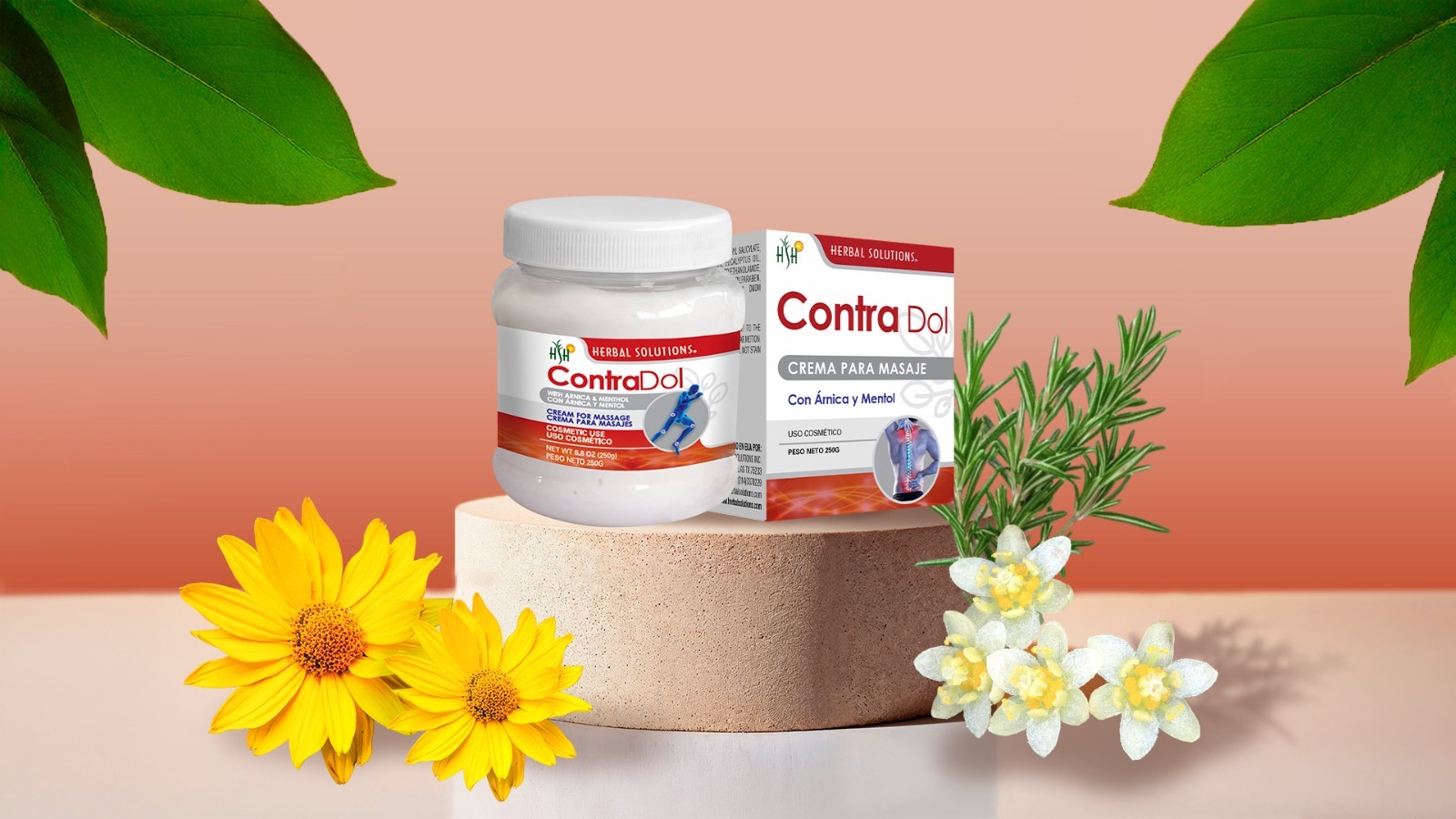 Herbal Solutions Contradol Arnica Cream – Cooling Muscle & Joint Comfort