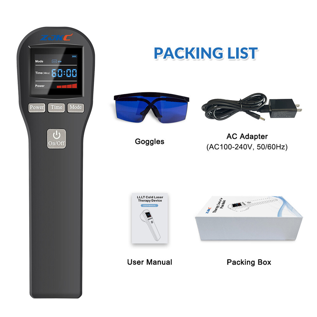 880mW Class 4/3b Cold Level Laser Therapy Infrared Light Treatment Pain Relief
