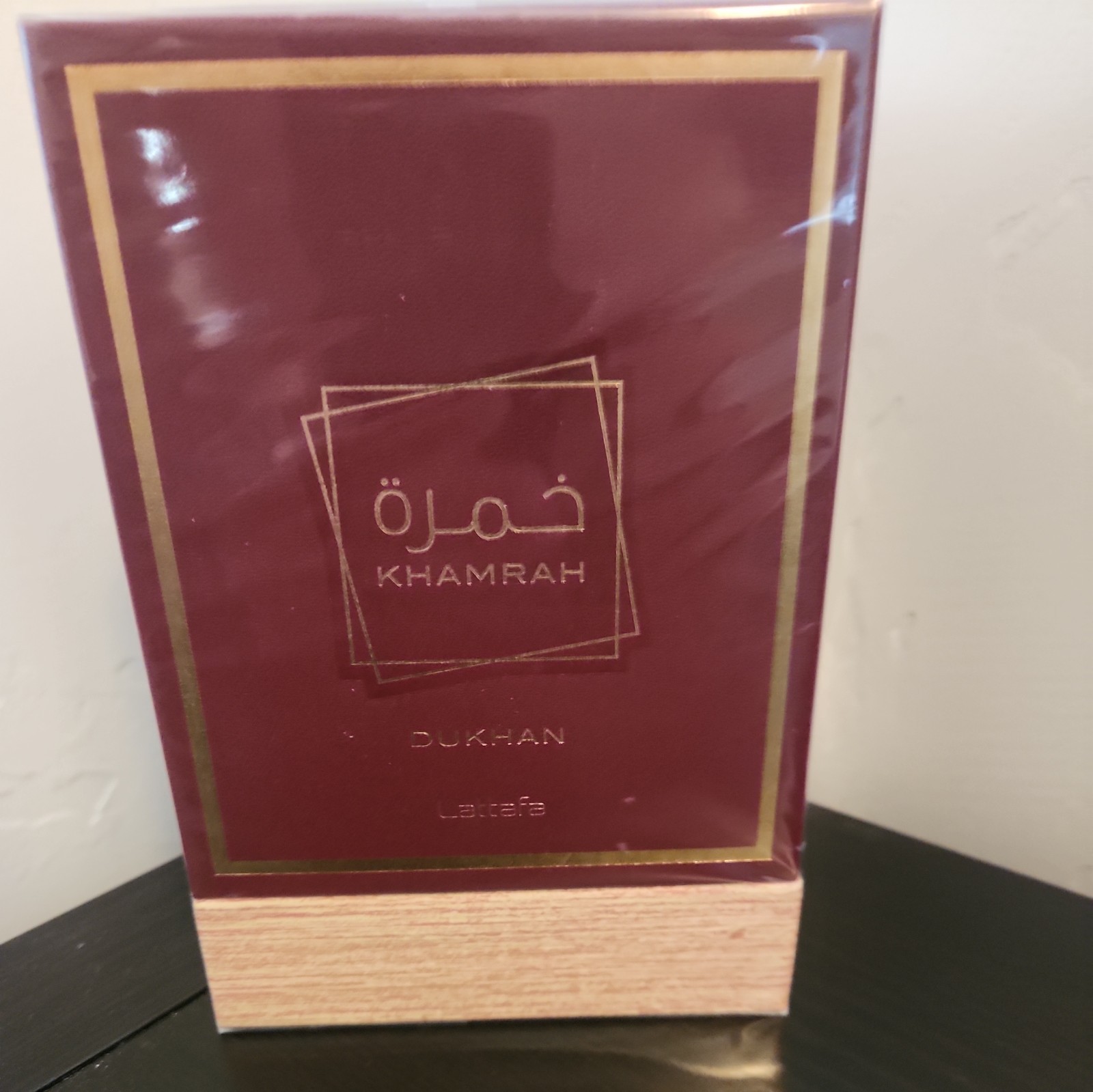 Lattafa Men’s Khamrah Dukhan EDP Spray Cologne Fragrances 3.4 oz exp: 03/2030