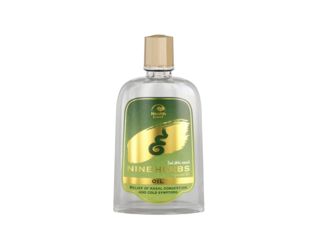 Health Land Inhalant Oil Relief of Nasal Congestion Due to Colds 10ml.